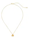 Kate Spade Double Knot Necklace In Gold