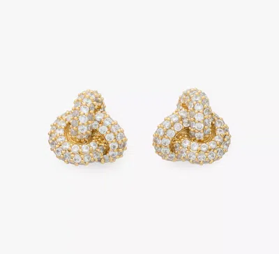 KATE SPADE DOUBLE KNOT PAVE STUDS