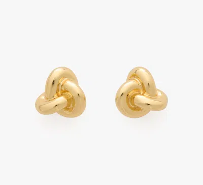 Kate Spade Double Knot Studs In Gold
