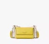 Kate Spade Double Up Colorblocked Crossbody In Tigers Eye