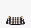 KATE SPADE DOUBLE UP GINGHAM FIELD CROSSBODY