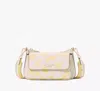 Kate Spade Double Up Spring Pansies Crossbody In Yuzu Jam