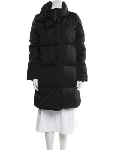 Pre-owned Kate Spade Down Coat In Black