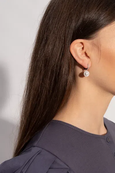 Kate Spade Drop Earrings In Silver