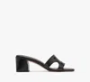 Kate Spade Duo Block Heel Sandals In Black