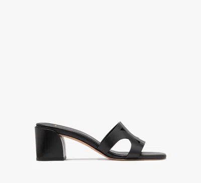 Kate Spade Duo Block Heel Sandals In Black