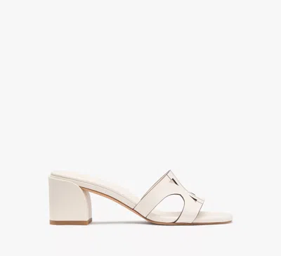 Kate Spade Duo Block Heel Sandals In Cream