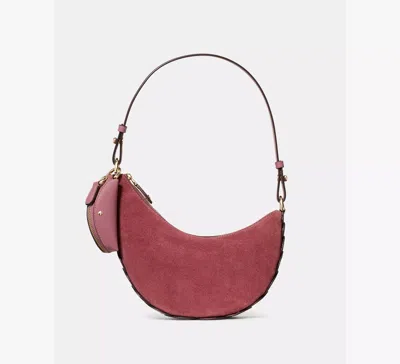 Kate Spade Duo Dot Suede Mini Shoulder Bag In Pink
