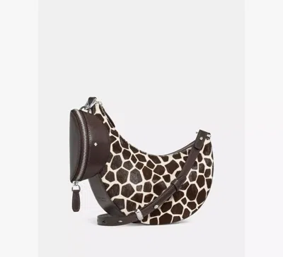 Kate Spade New York Duo Giraffe Print Calf Hair Crossbody Bag In Brown