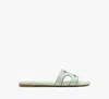 Kate Spade Duo Slide Sandals In Pistachio Ice