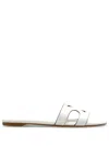 Kate Spade Duo Slide Sandals In White