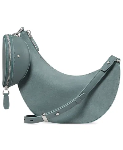 Kate Spade Duo Suede Crossbody Bag In Neutral
