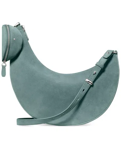 Kate Spade Duo Suede Large Crossbody Handbag In Blue