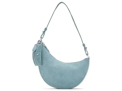 Kate Spade Duo Suede Mini Shoulder Bag Wallet Handbags Dark English Sea: One Size In Blue