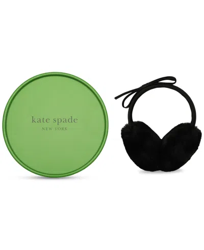 Kate Spade Earmuff Gift Set In Black