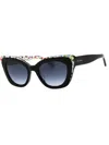 Kate Spade Elegant Cat Eye Sunglasses In Pattern