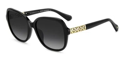 Kate Spade Eliza 2/g/s Vestibilità Orientale 807/9o Occhiali Da Sole Neri Per Donna In Black
