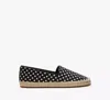 Kate Spade Ellis Espadrilles In Black/cream