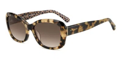 Kate Spade Elowen/g/s Asian Fit 1nr/ha Women's Sunglasses Tortoiseshell Size 55