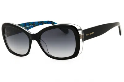Kate Spade Elowengsus Sunglasses In Black