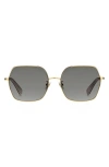 Kate Spade Eloy 59mm Polarized Sunglasses In Gold