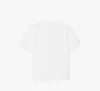 Kate Spade Embroidered Spade Flower Logo Tee In White