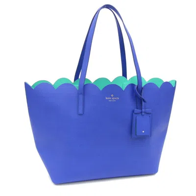 Pre-owned Kate Spade Emerald Green Leather Tote Bag ()
