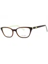 Kate Spade Emmalee Women's Rectangular Eyeglasses In Black
