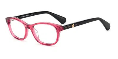 Kate Spade Emmi 130 Women's Glasses Pink Size 48 - Free Lenses - Blue Light Block Available In Transparent Pink