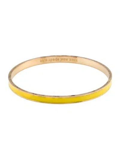 Pre-owned Kate Spade Enamel Bangle Bracelet, 7.75" In Multi