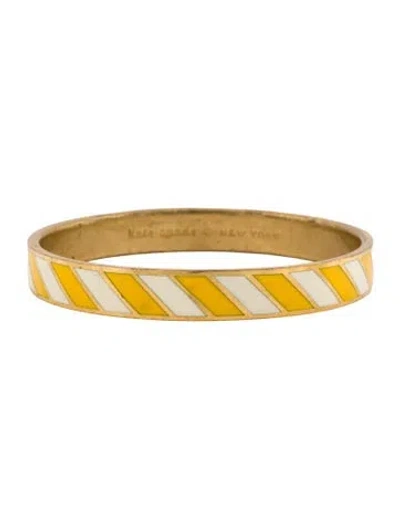Pre-owned Kate Spade Enamel Bangle Bracelet, 8" In Multi