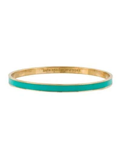 Pre-owned Kate Spade Enamel Bangle Bracelet, 8" In Multi