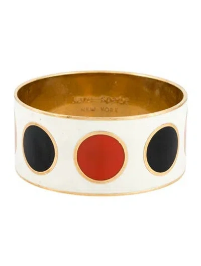 Pre-owned Kate Spade Enamel Bangle Bracelet, 8" In Multi