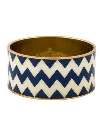 Pre-owned Kate Spade Enamel Bangle Bracelet, 8" In Multi