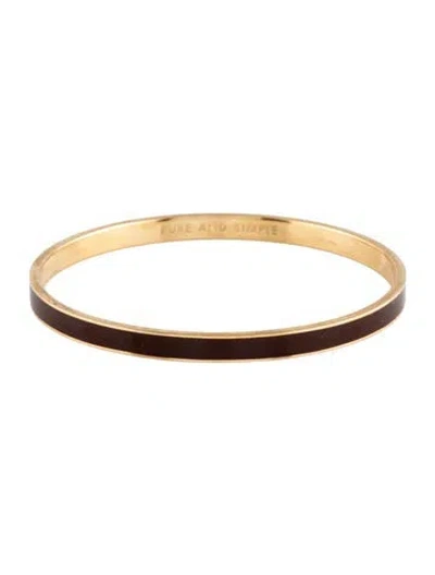 Pre-owned Kate Spade Enamel Bangle Bracelet, 8" In Multicolor