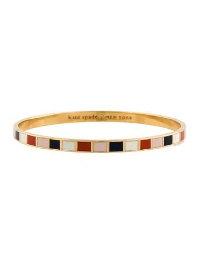 Pre-owned Kate Spade Enamel Bangle Bracelet, 8.25"