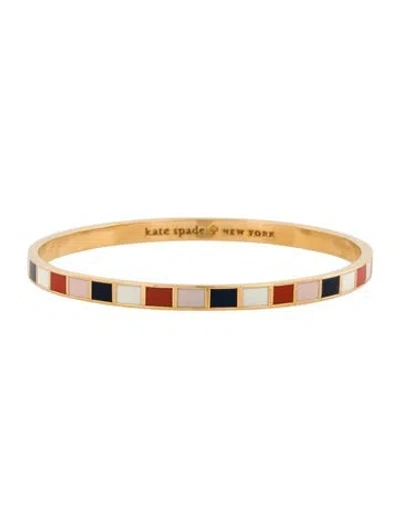 Pre-owned Kate Spade Enamel Bangle Bracelet, 8.25"