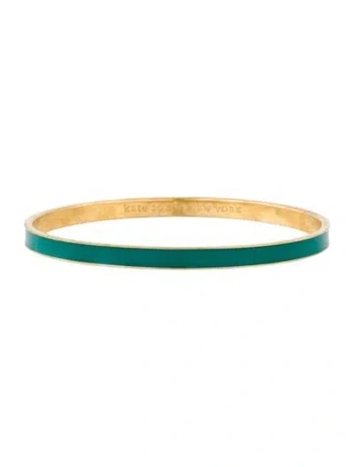 Pre-owned Kate Spade Enamel 'break The Ice' Bangle Bracelet, 8" In Multicolor