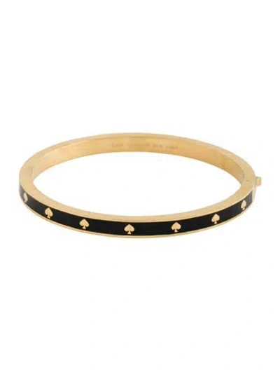Pre-owned Kate Spade Enamel Hinge Bangle Bracelet, 7" In Multicolor