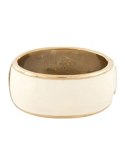 Pre-owned Kate Spade Enamel Hinge Bangle Bracelet, 7.25" In Multi