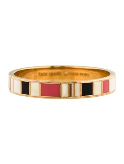 Pre-owned Kate Spade Enamel "light Up The Room" Bangle, 7" In Multi