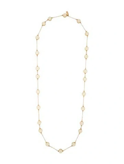 Pre-owned Kate Spade Enamel Station Necklace, 16.75" In Multi