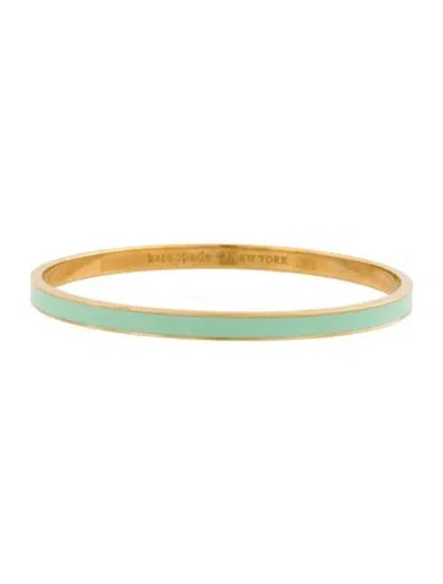 Pre-owned Kate Spade Enamel Think Bangle Bracelet, 8" In Multi