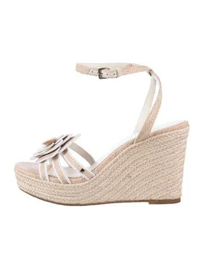 Pre-owned Kate Spade Espadrilles In White