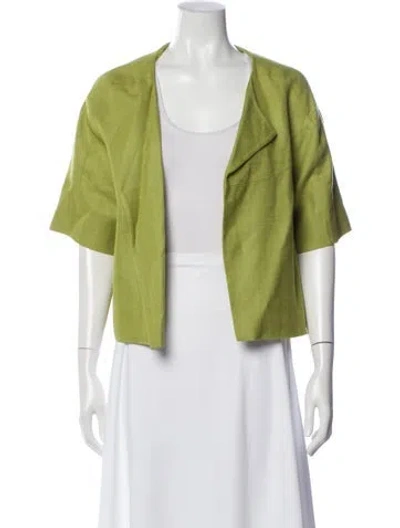 Pre-owned Kate Spade Evening Jacket In Green