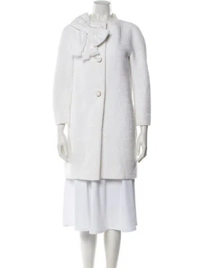 Pre-owned Kate Spade Evening Jacket In White