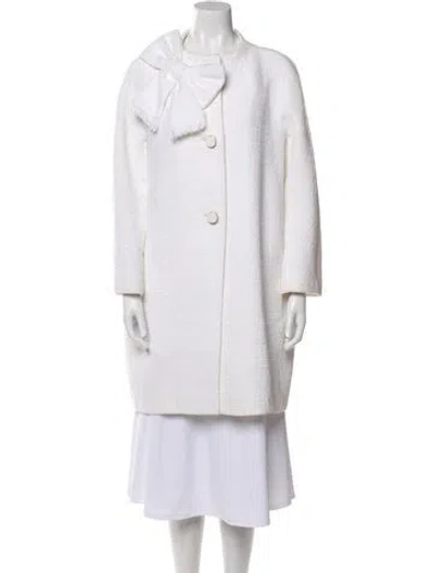 Pre-owned Kate Spade Evening Jacket In White