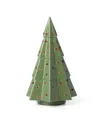 Kate Spade Evergreen Large Lit Tree Figurine In Green