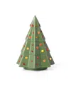 Kate Spade Evergreen Small Lit Tree Figurine In Green