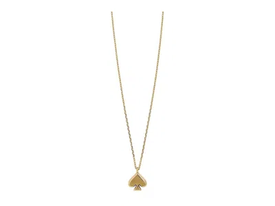 Kate Spade Everyday Spade Metal Mini Pendant In Gold